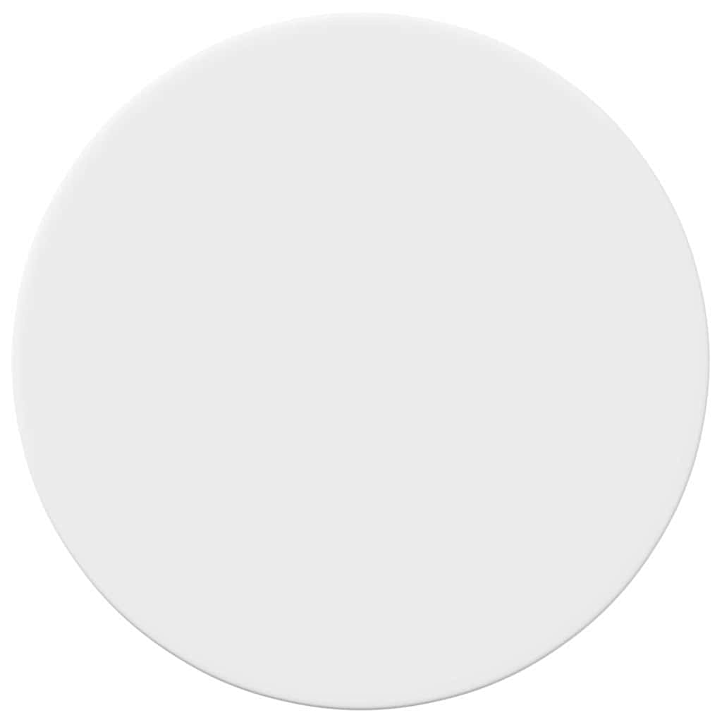 Table Top Ø 30 x 1,5 cm Round Engineered Wood White