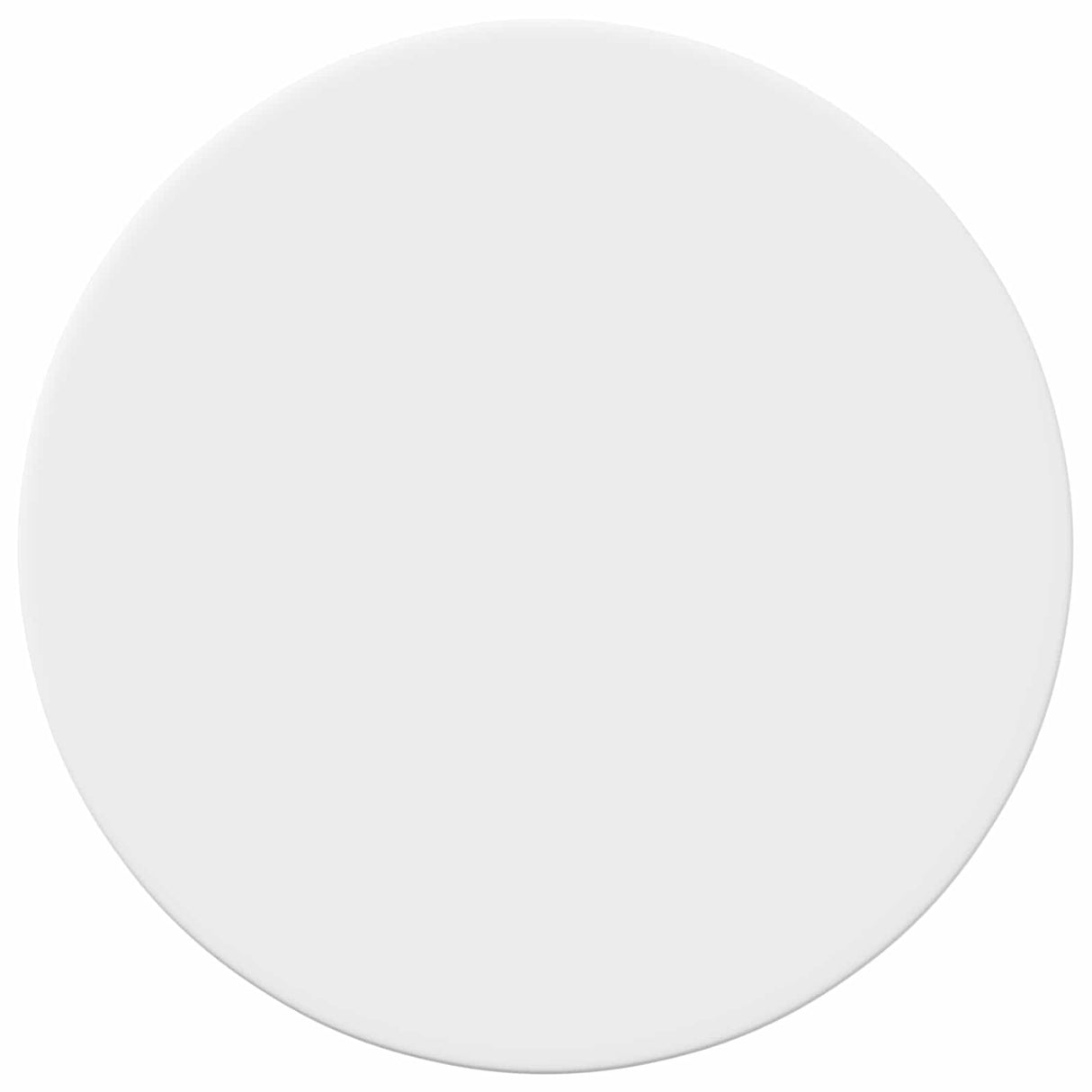 Table Top Ø 50 x 1,5 cm Round Engineered Wood White