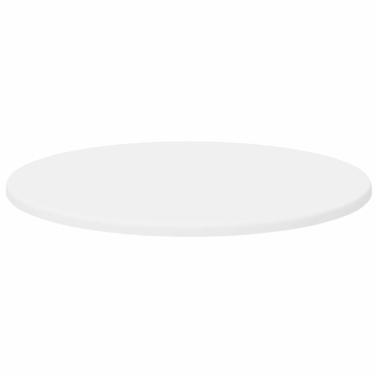 Table Top Ø 50 x 1,5 cm Round Engineered Wood White