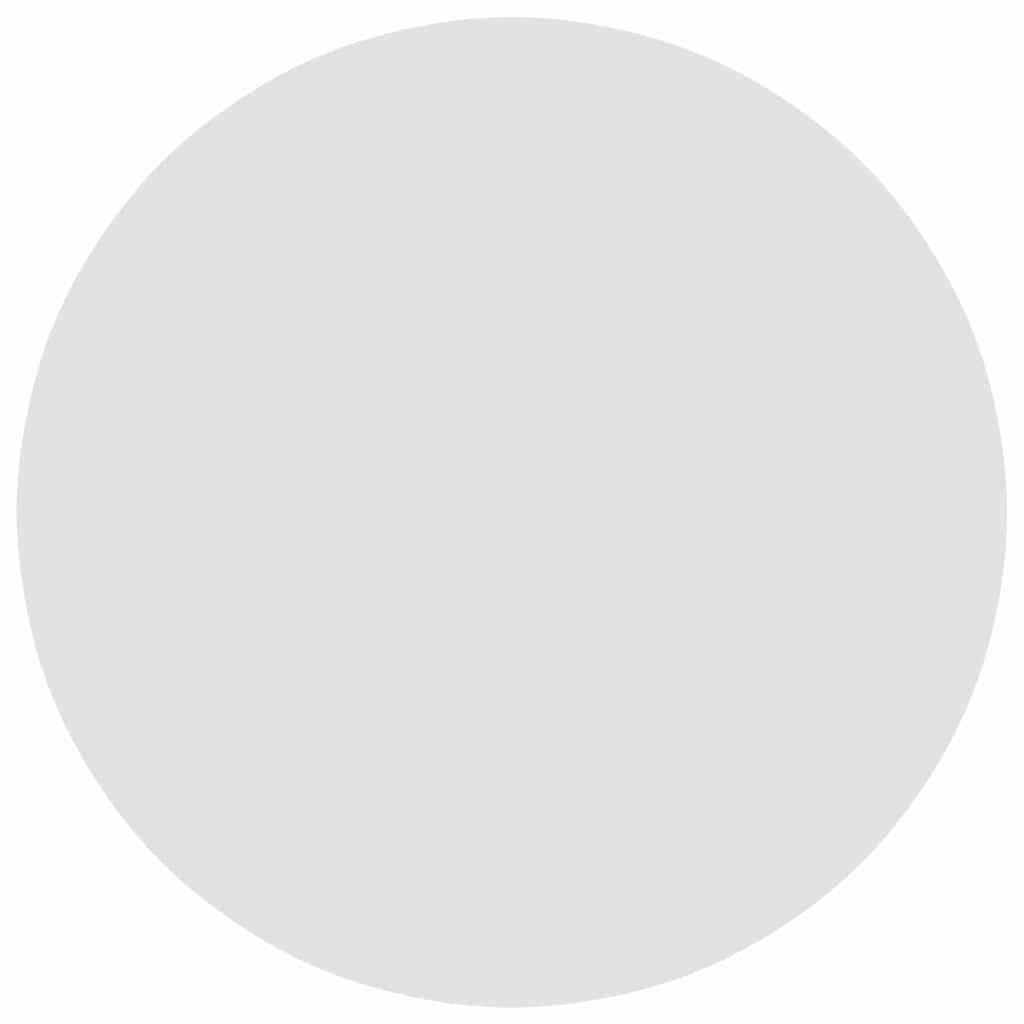 Table Top Ø 50 x 1,5 cm Round Engineered Wood White