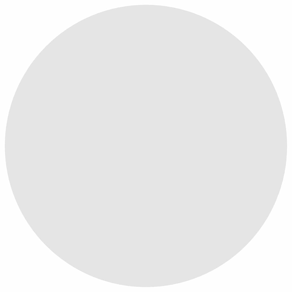 Table Top Ø 60 x 1,5 cm Round Engineered Wood White