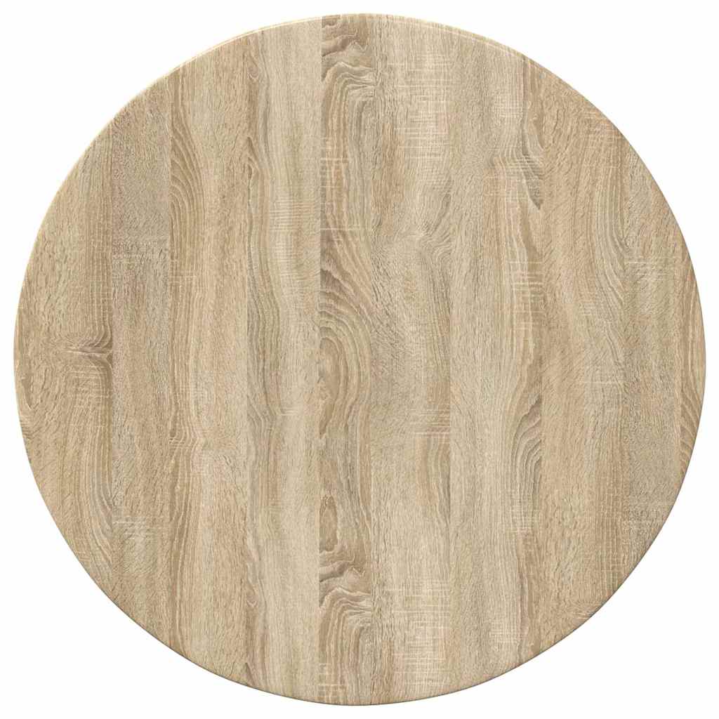 Table Top Ø 60 x 1,5 cm Round Engineered Wood Sonoma Oak