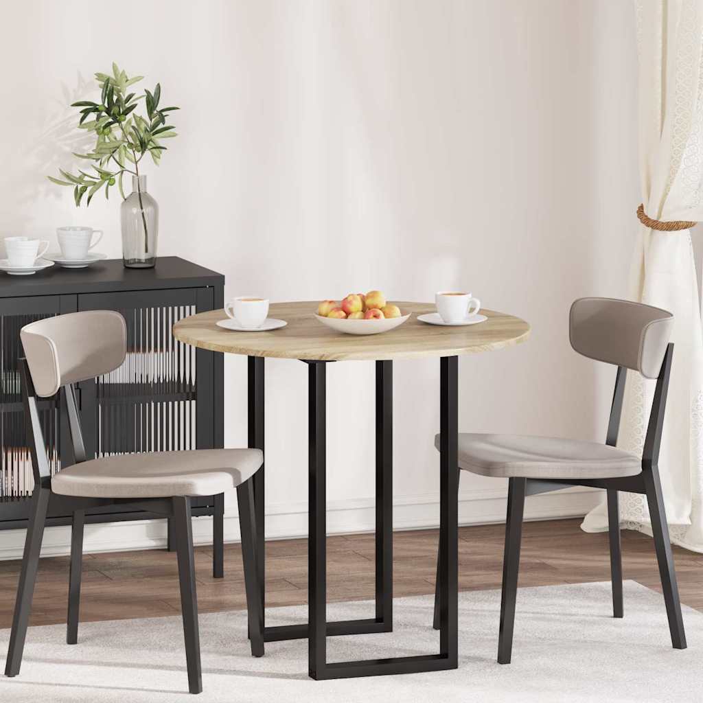 Table Top Sonoma oak 80 x 80 x 1.5 cm Engineered wood