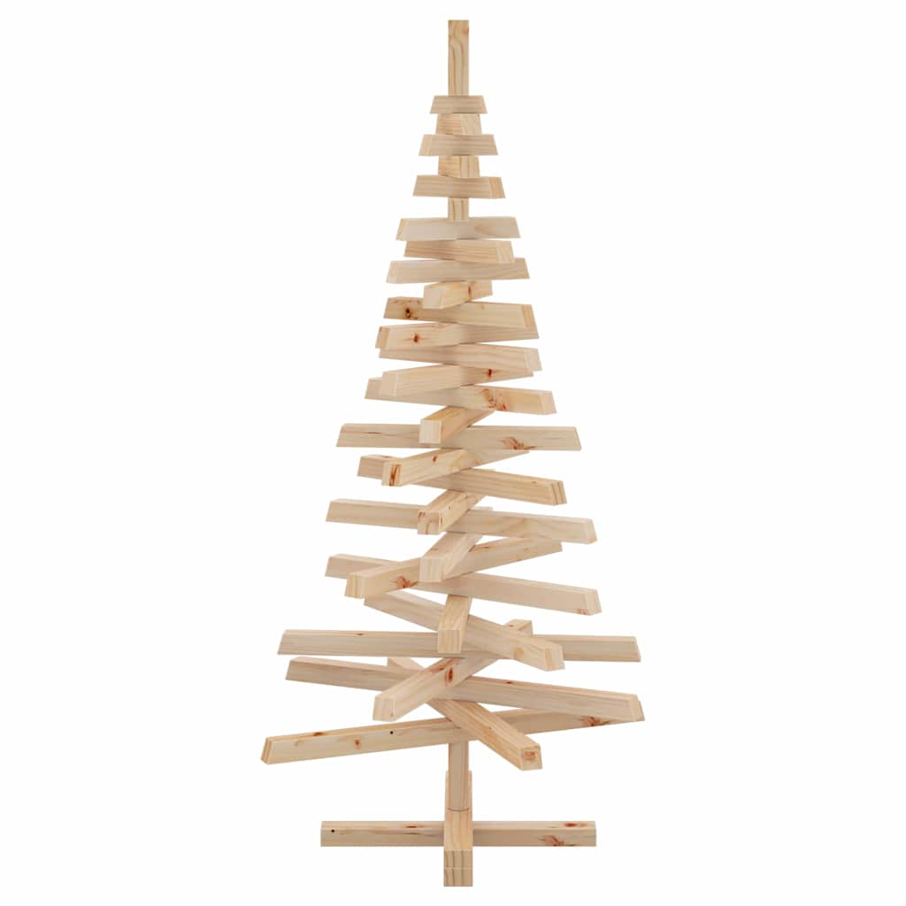 Christmas Trees with Stand Natural 120 cm Solid pine wood