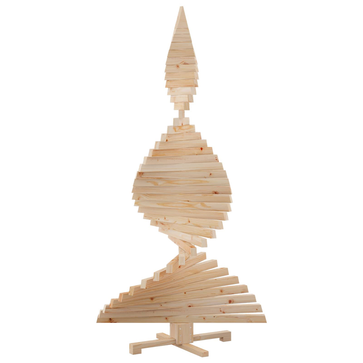 Christmas Trees with Stand Natural 180 cm Solid pine wood