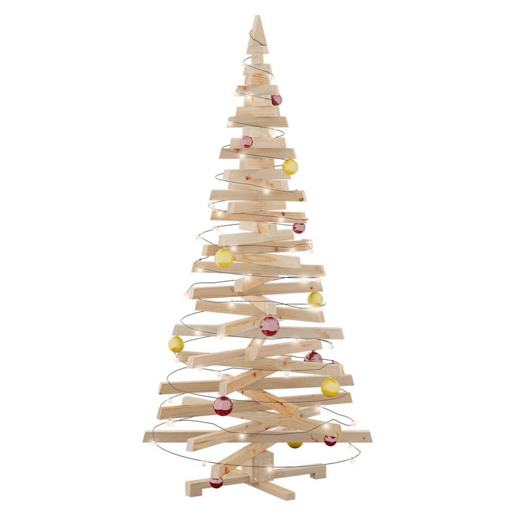 Christmas Trees with Stand Natural 180 cm Solid pine wood