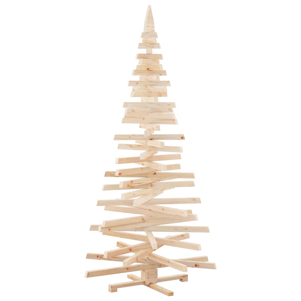 Christmas Trees with Stand Natural 210 cm Solid pine wood