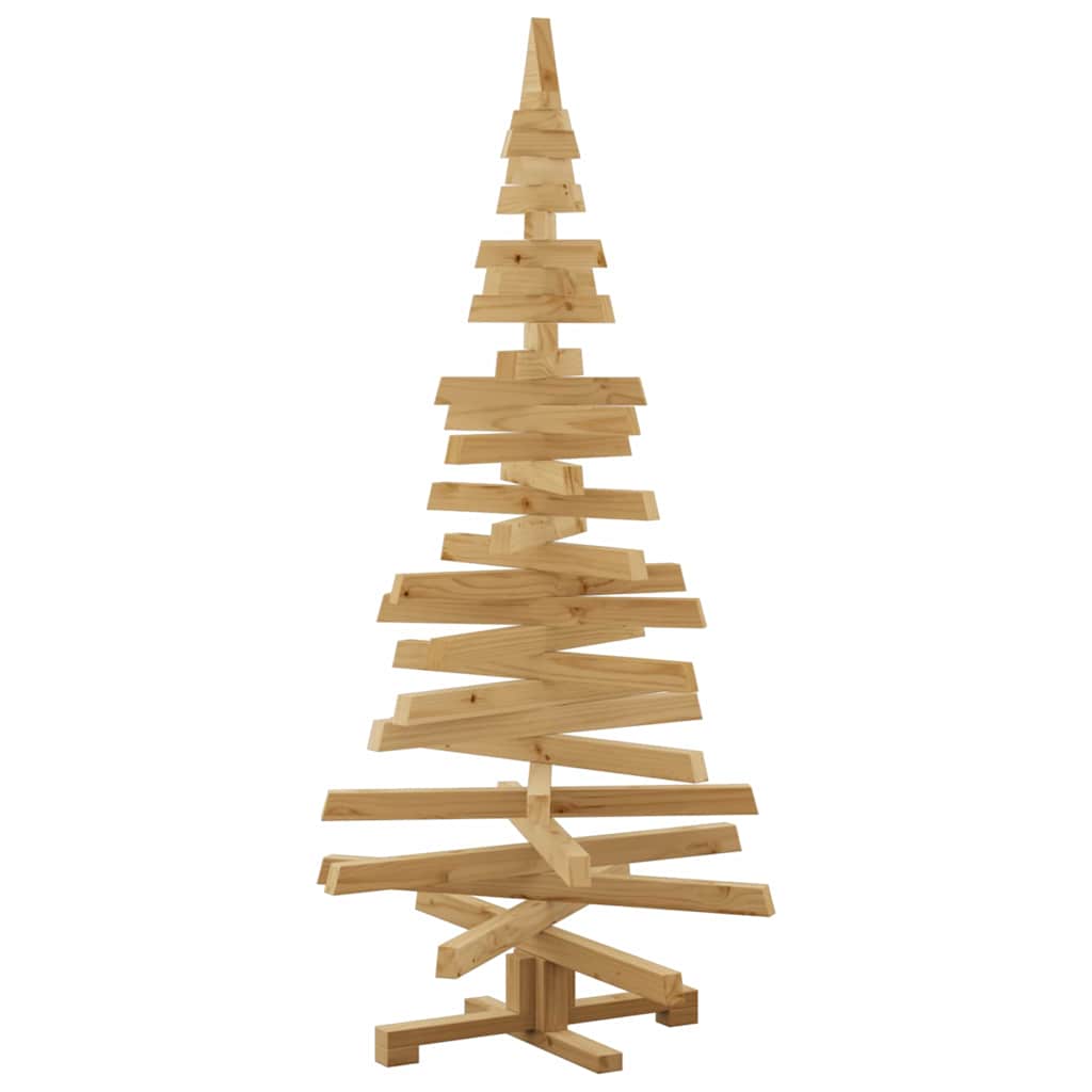Christmas Trees with Stand Brown 150 cm Solid pine wood