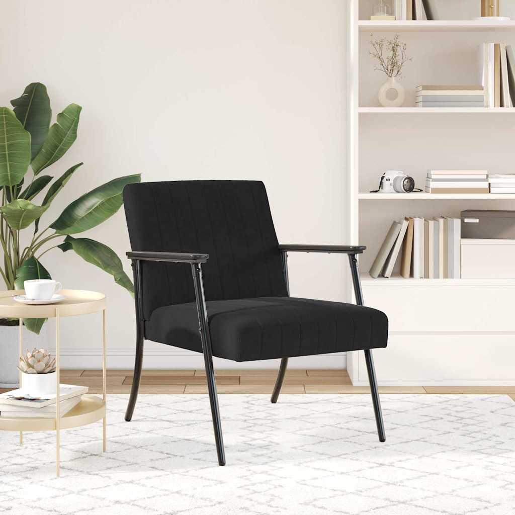 Armchair Black 59 x 75 x 78 cm Velvet