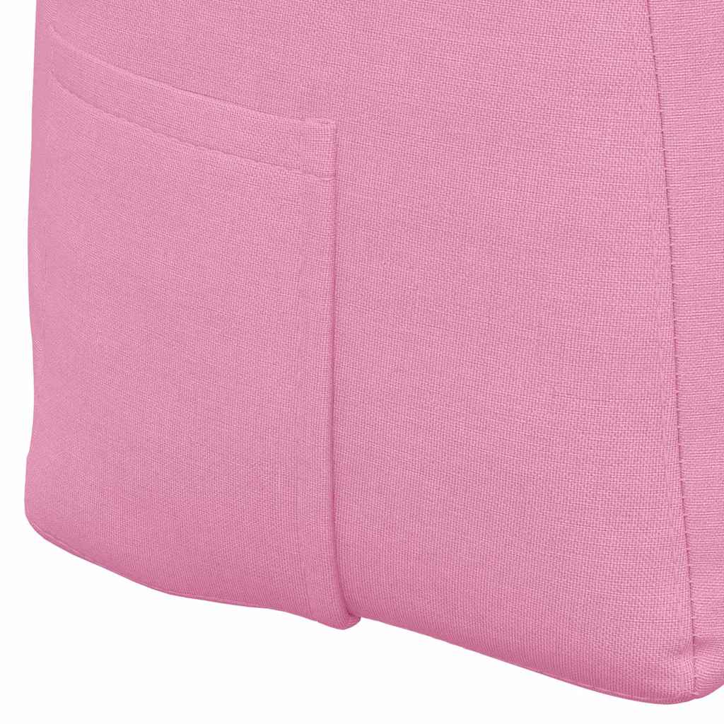 Back Pillow Pink 120 x 24 x 50 cm Fabric