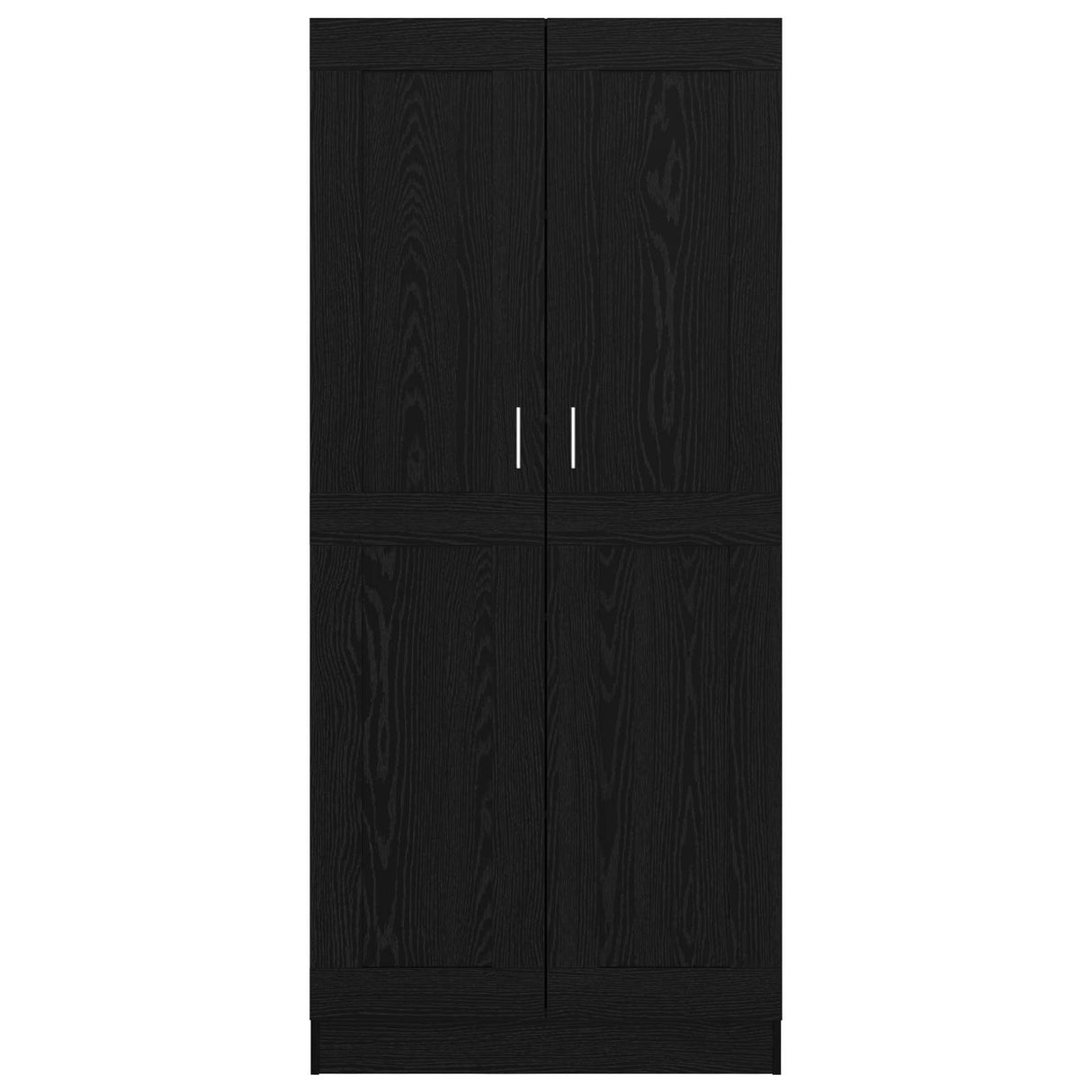 Book Cabinet Black Oak 82,5 x 30,5 x 185 cm Engineered Wood
