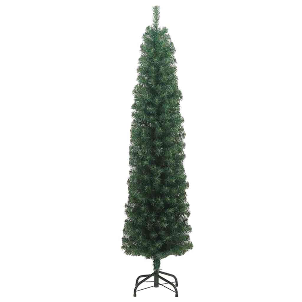 Artificial Christmas Tree with 300 LEDs with Stand Green 210 cm