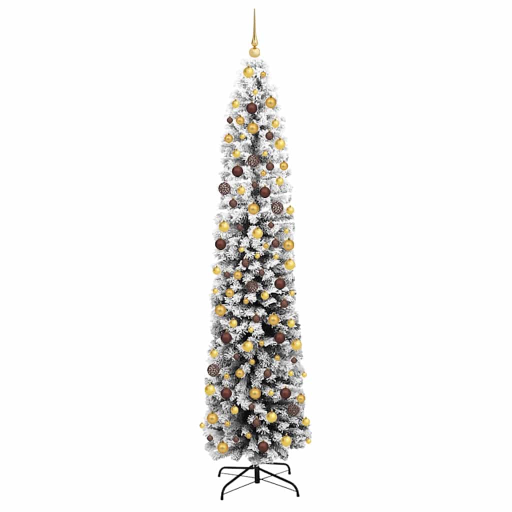 Artificial Christmas Tree with 300 LEDs with Stand Green 210 cm