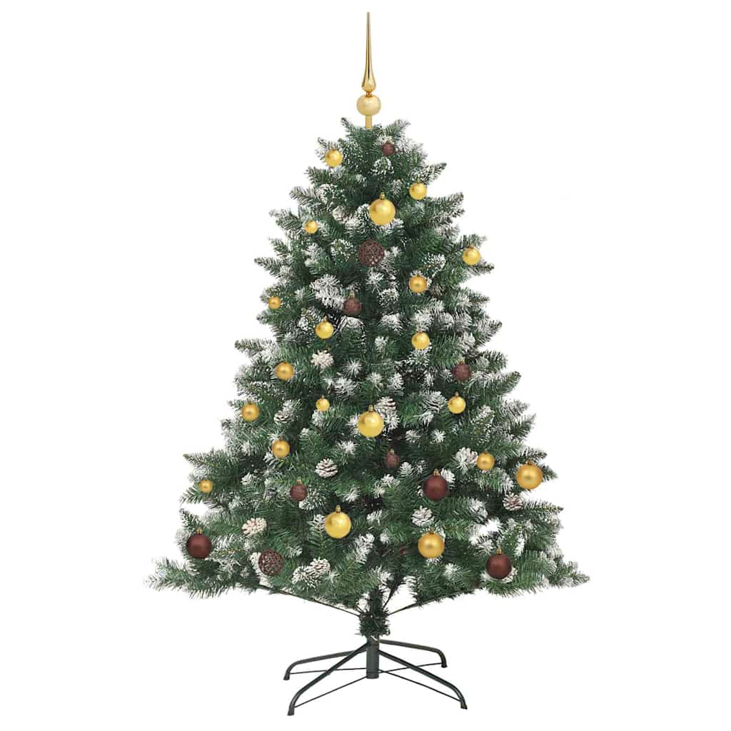 Artificial Christmas Tree with 150 LEDs with Stand Green 150 cm