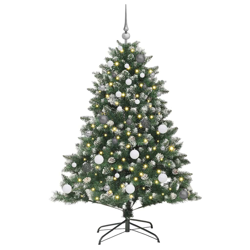 Artificial Christmas Tree with 150 LEDs with Stand Green 150 cm