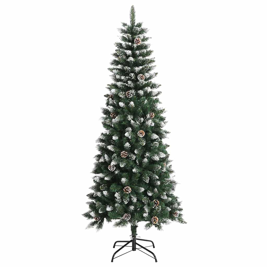 Artificial Christmas Tree Green 180 cm PVC, Plastic, and Steel
