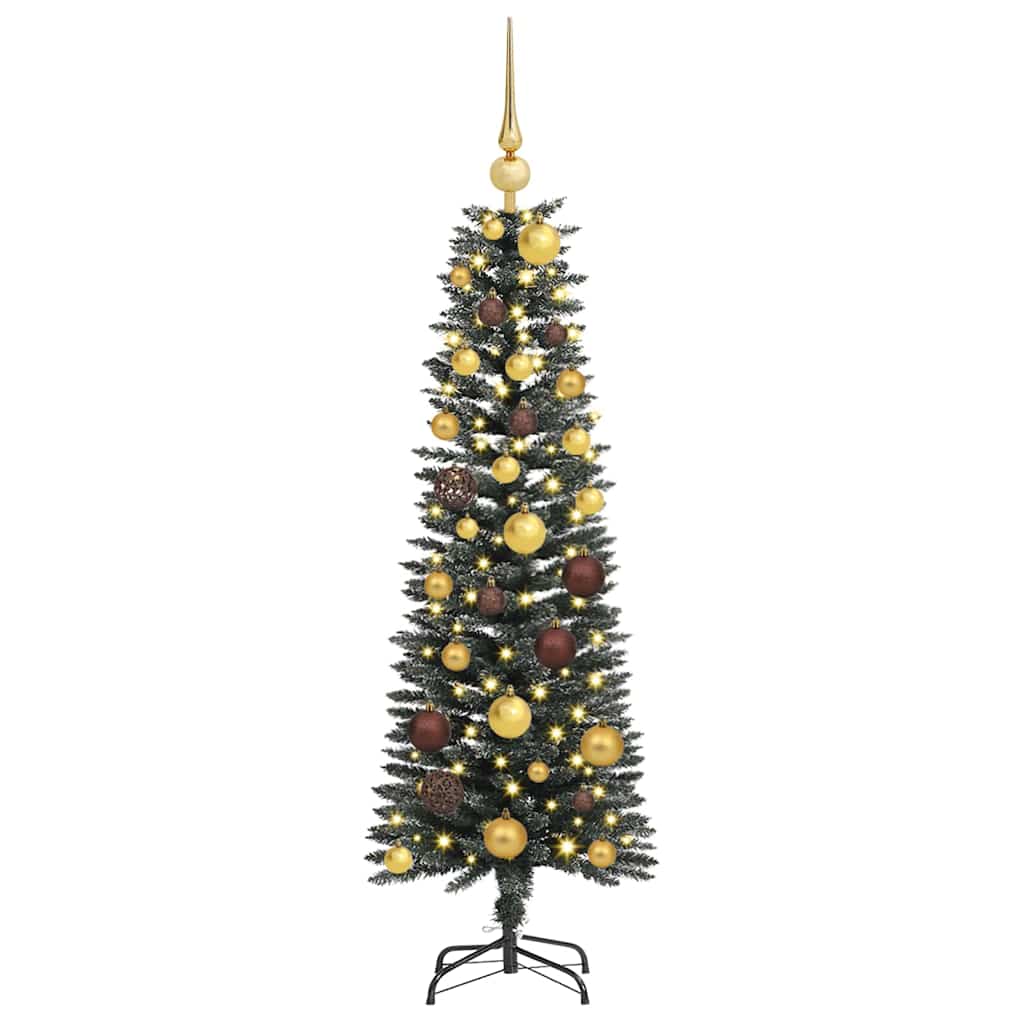 Artificial Christmas Tree with 150 LEDs with Stand Green 120 cm