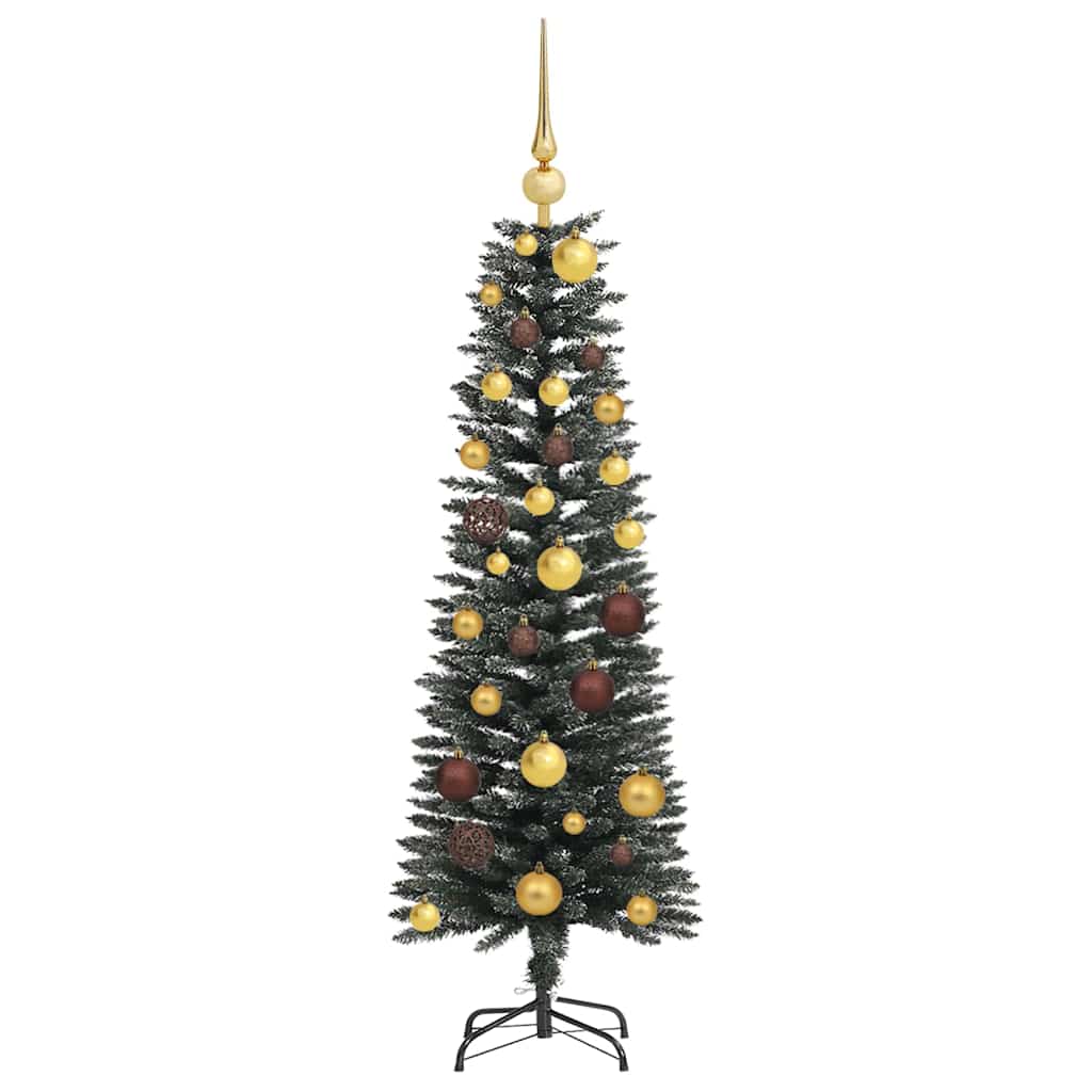 Artificial Christmas Tree with 150 LEDs with Stand Green 120 cm