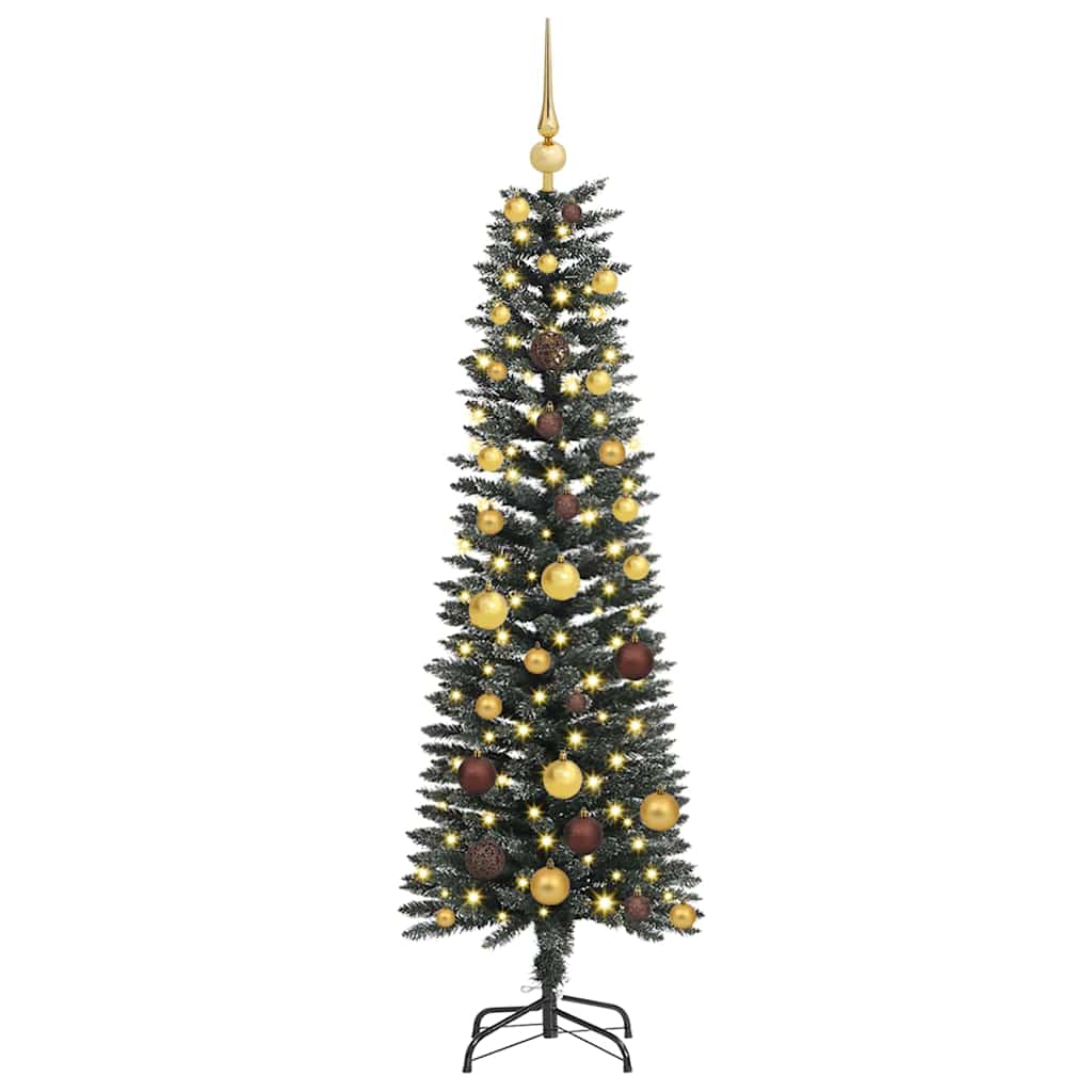 Artificial Christmas Tree with 150 LEDs with Stand Green 150 cm
