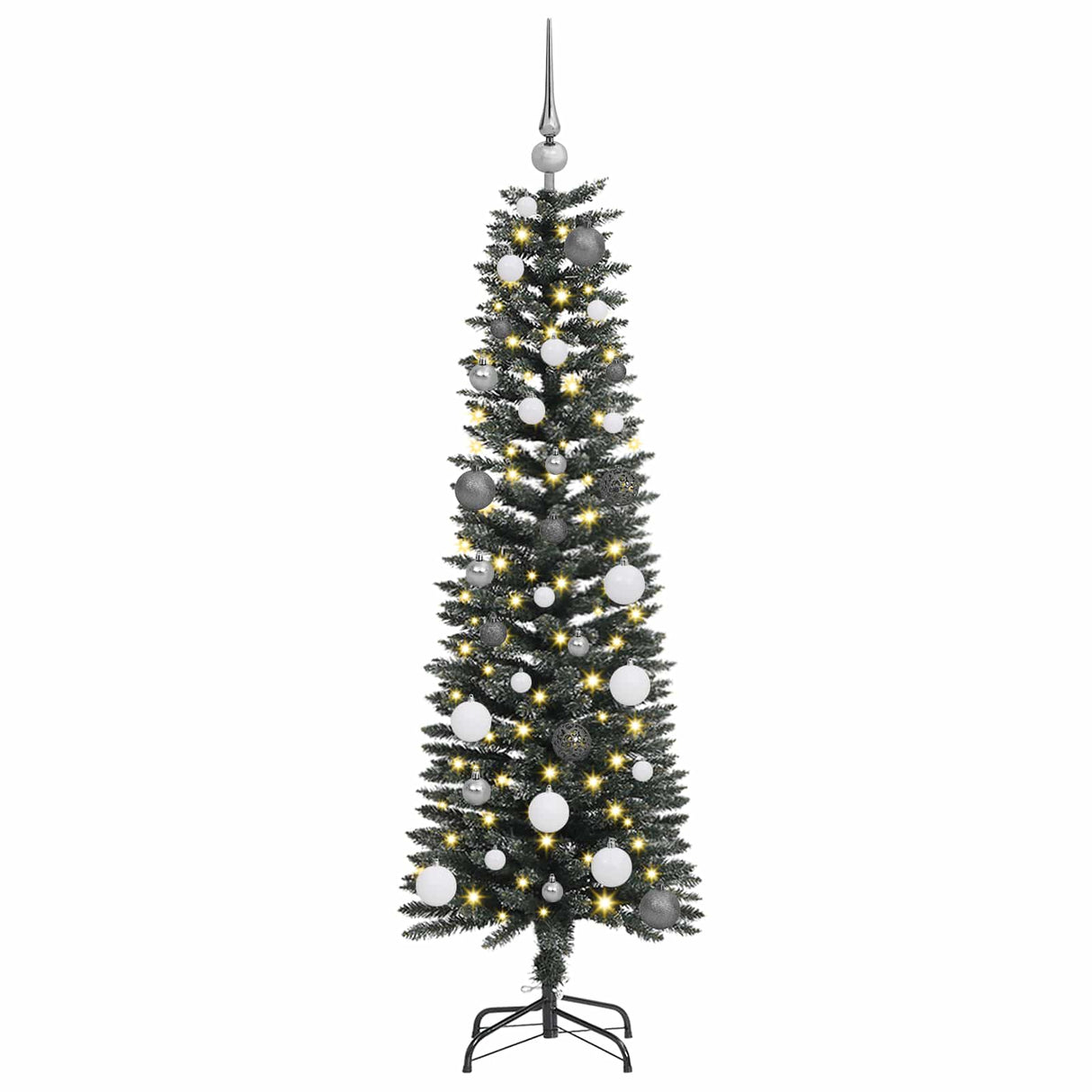 Artificial Christmas Tree with 150 LEDs with Stand Green 150 cm
