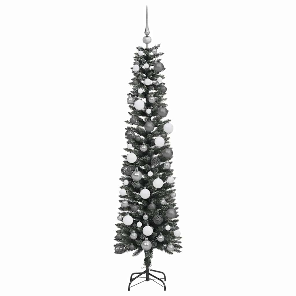 Artificial Christmas Tree with 300 LEDs with Stand Green 180 cm
