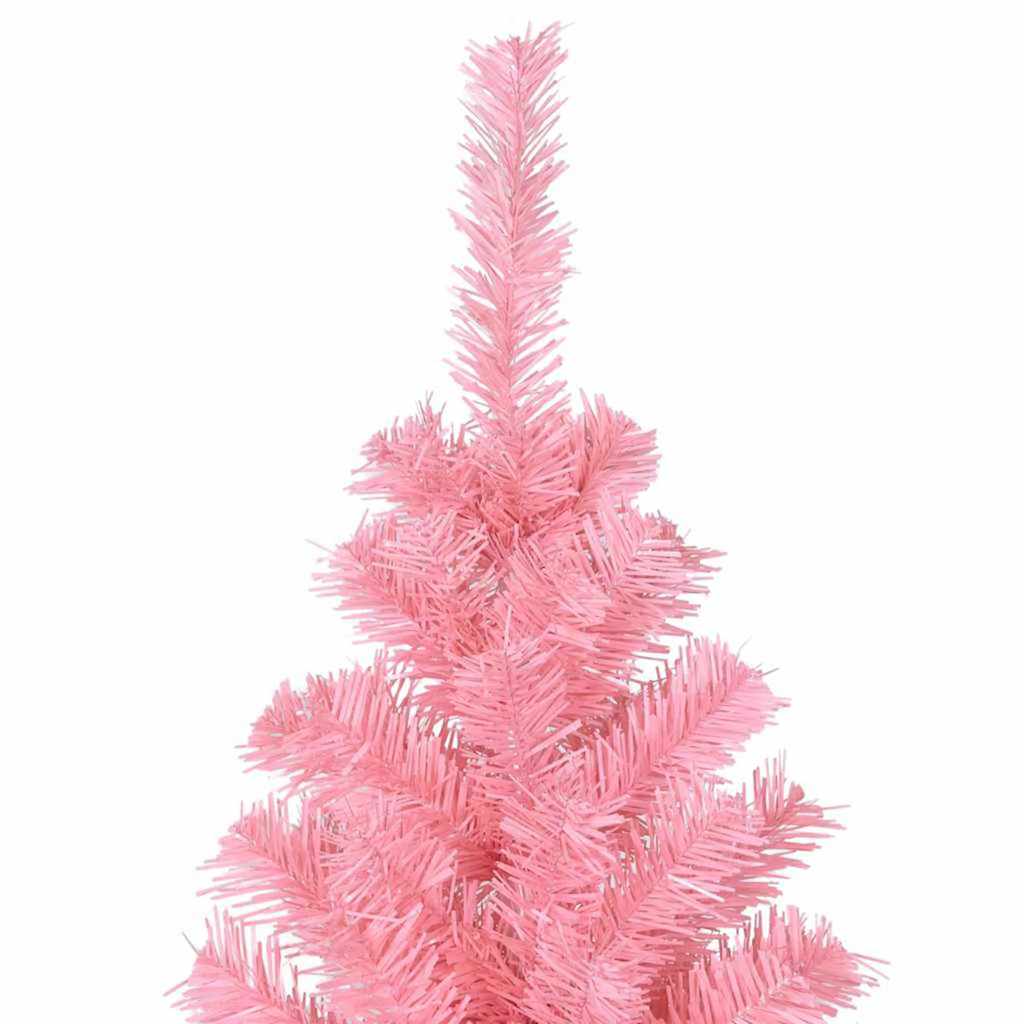 Christmas Tree with 300 LEDs with Stand Pink 180 cm PVC