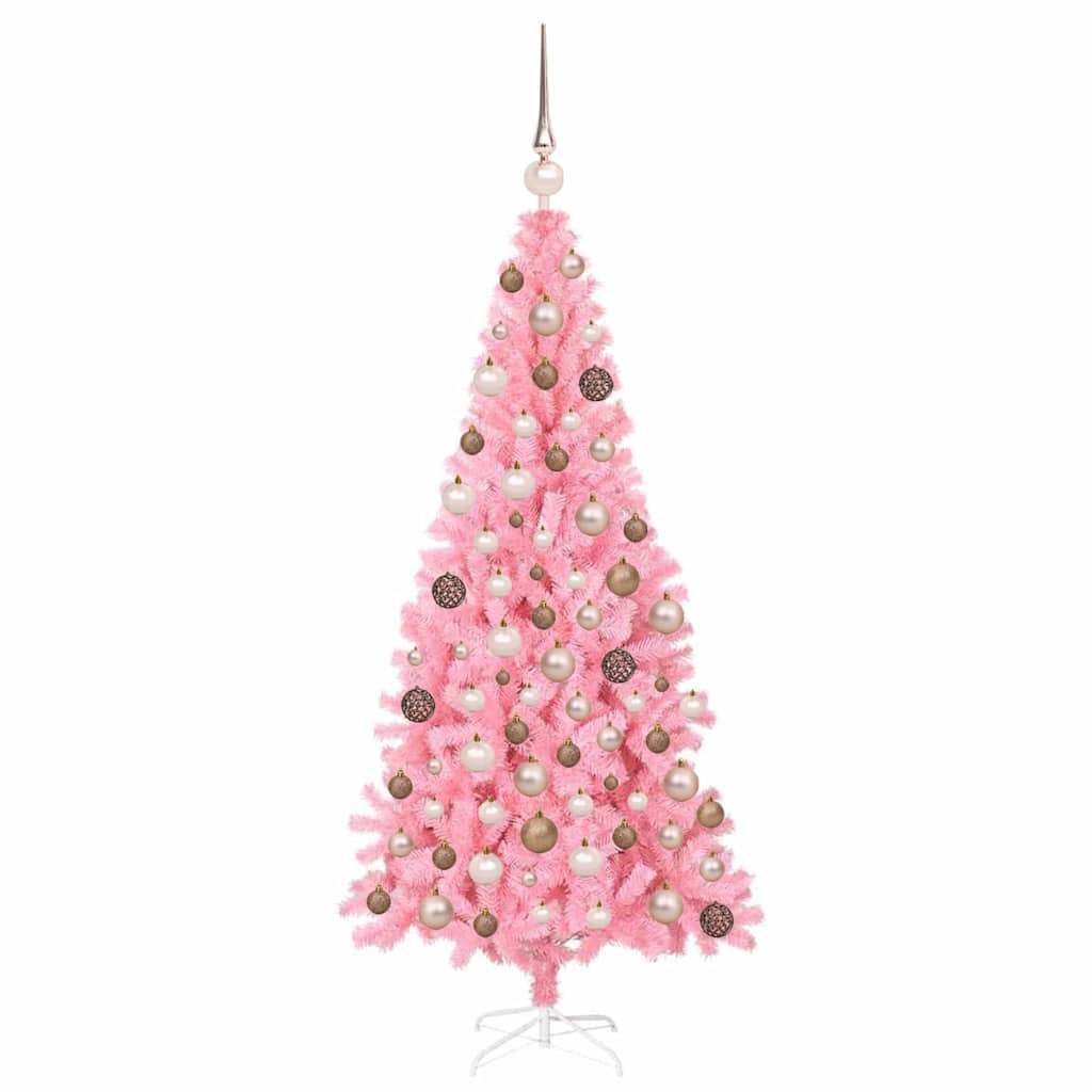 Christmas Tree Pink 180 cm PVC