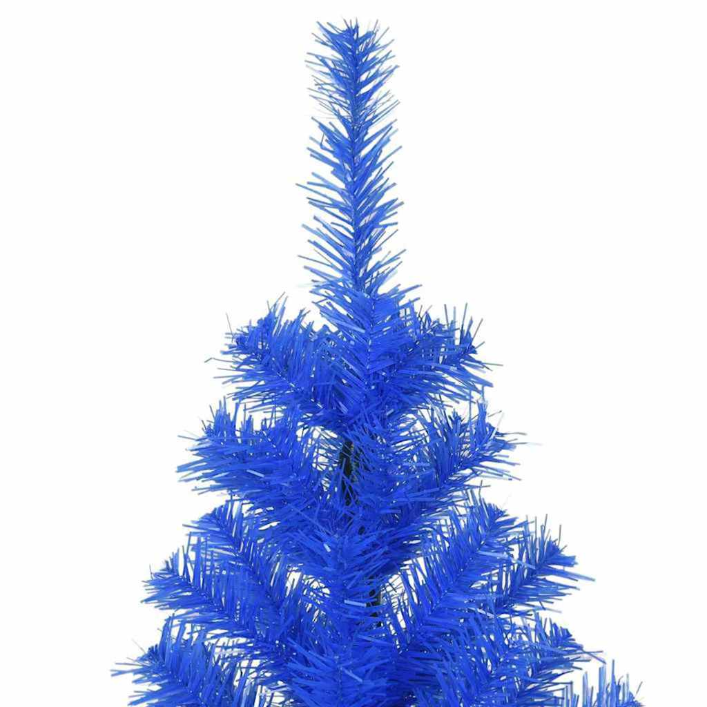 Christmas Tree with 300 LEDs with Stand Blue 180 cm PVC