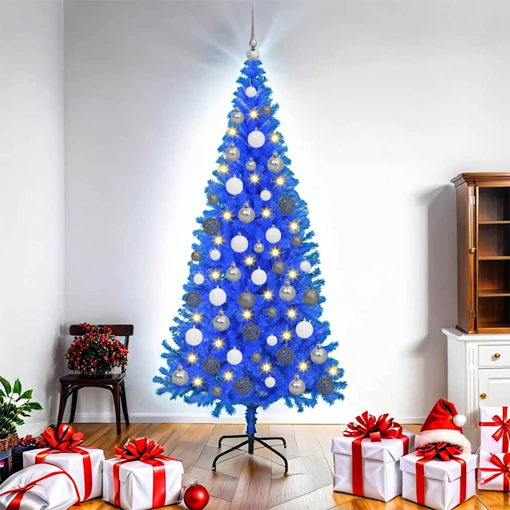 Christmas Tree Blue 180 cm PVC