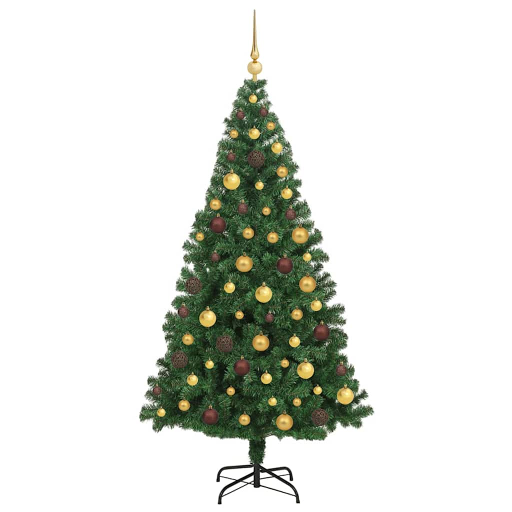 Artificial Christmas Tree Green 180 cm PVC, Steel and Plastic