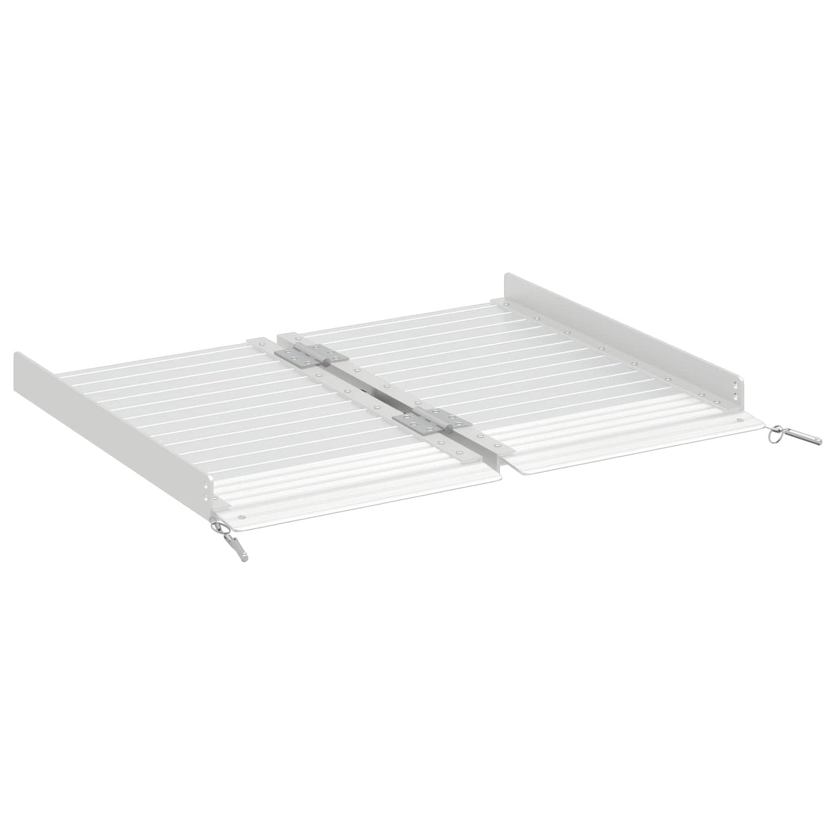 Ramp for Wheelchair 270 kg Silver 62 x 73 x 5 cm Aluminium