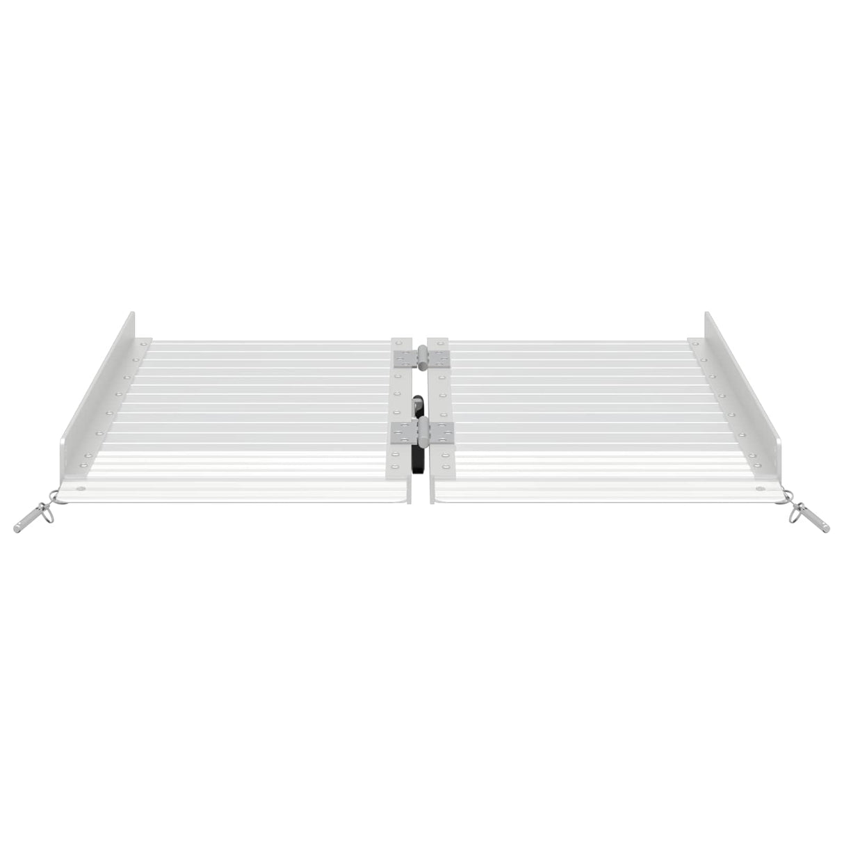 Ramp for Wheelchair 270 kg Silver 62 x 73 x 5 cm Aluminium
