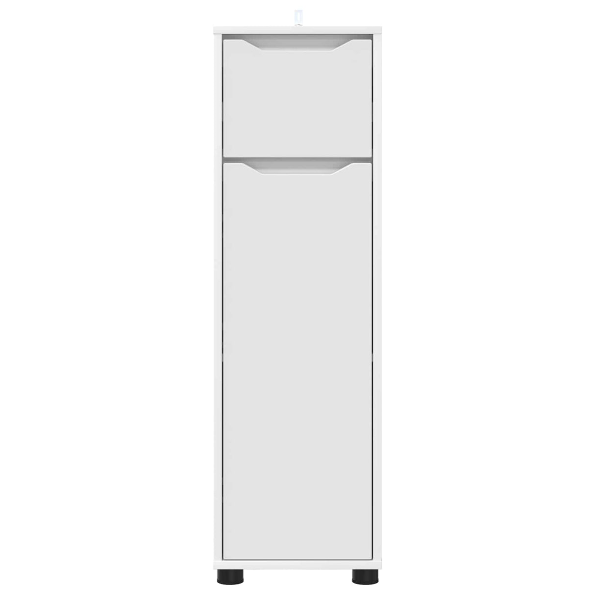 Bathroom Cabinet White 30.5 x 30 x 101 cm Engineered Wood