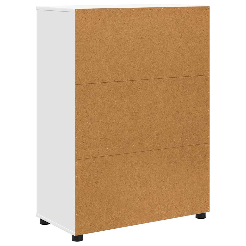 Bathroom Cabinet White 72.5 x 36.5 x 100 cm Engineered Wood