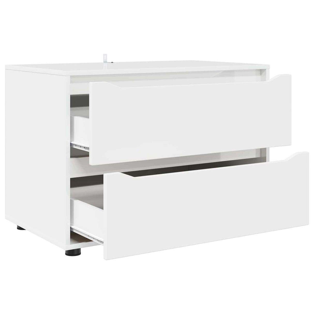 Storage Cabinet White 80 x 48 x 57 cm Engineered Wood
