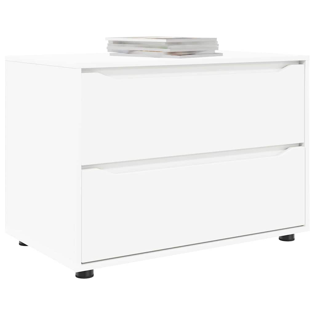 Storage Cabinet White 80 x 48 x 57 cm Engineered Wood