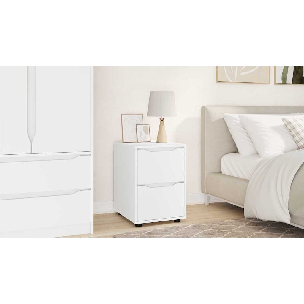 Storage Cabinet White 40 x 48 x 57 cm Engineered Wood