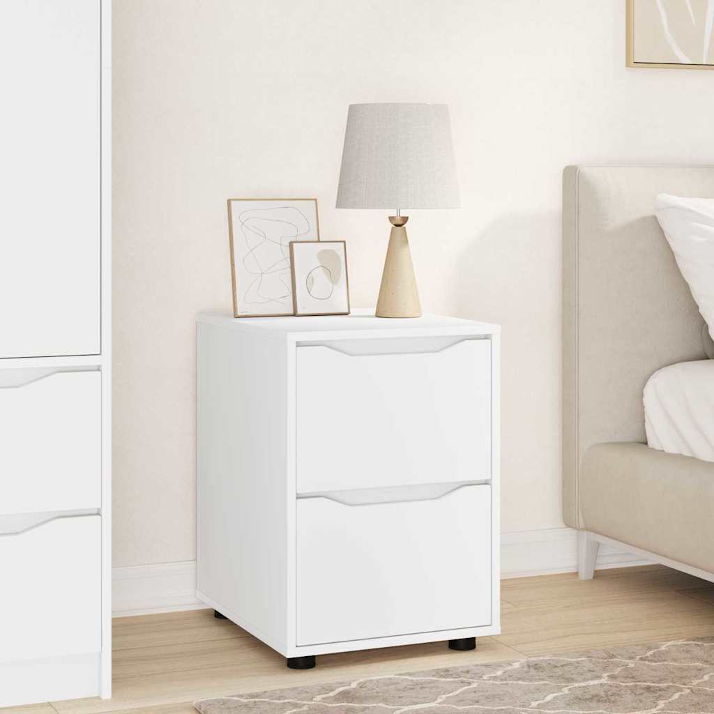 Storage Cabinet White 40 x 48 x 57 cm Engineered Wood