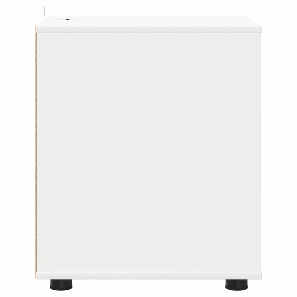 Storage Cabinet White 40 x 48 x 57 cm Engineered Wood