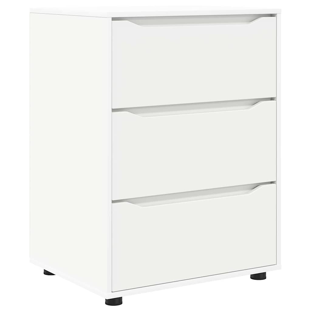 Storage Cabinet White 60 x 48 x 81 cm Engineered Wood