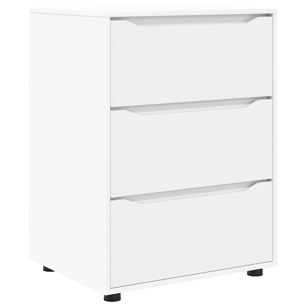 Storage Cabinet White 60 x 48 x 81 cm Engineered Wood