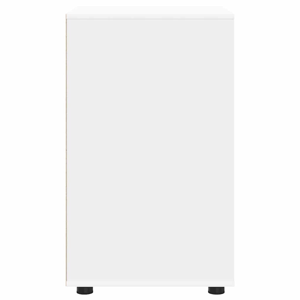 Storage Cabinet White 60 x 48 x 81 cm Engineered Wood