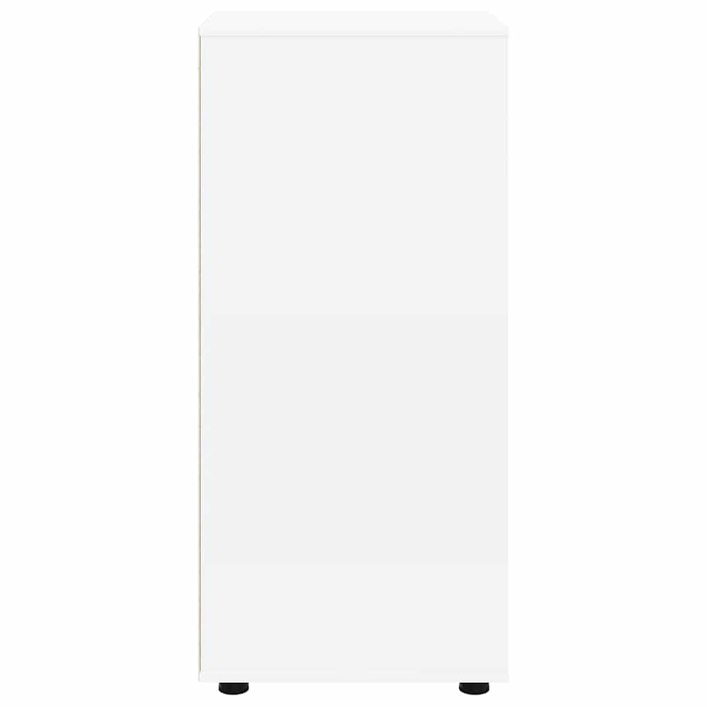 Storage Cabinet White 40 x 48 x 105 cm Engineered Wood
