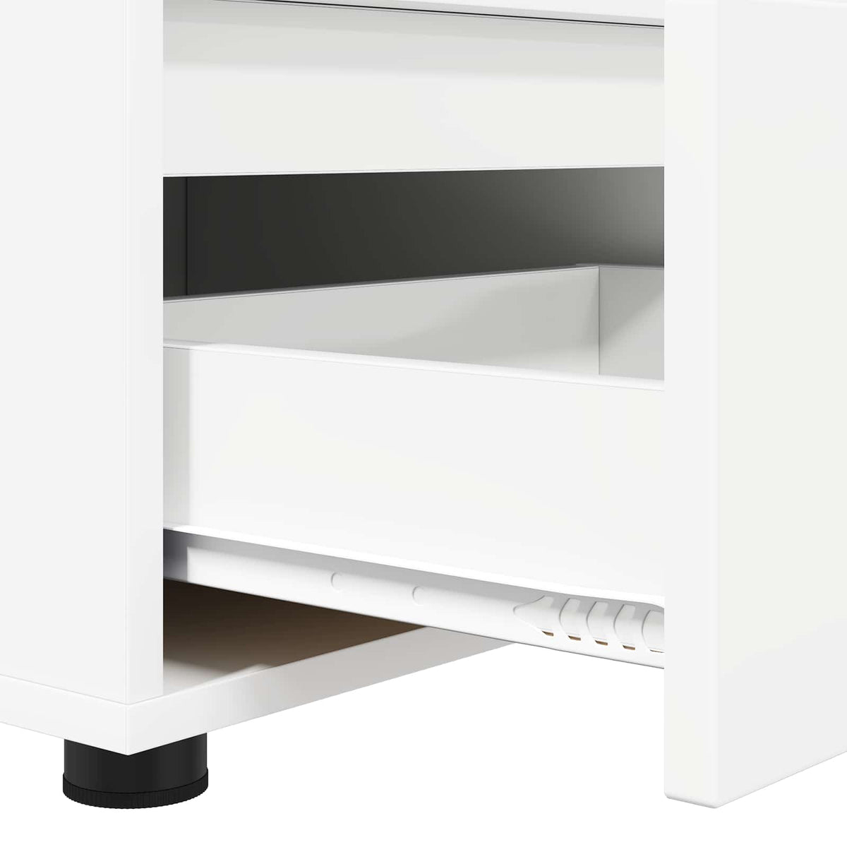 TV Cabinet 100 x 48 x 43 cm White Engineered Wood