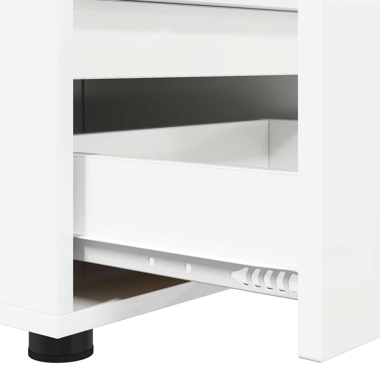 TV Cabinet High Gloss White 100 x 48 x 43 cm Engineered Wood