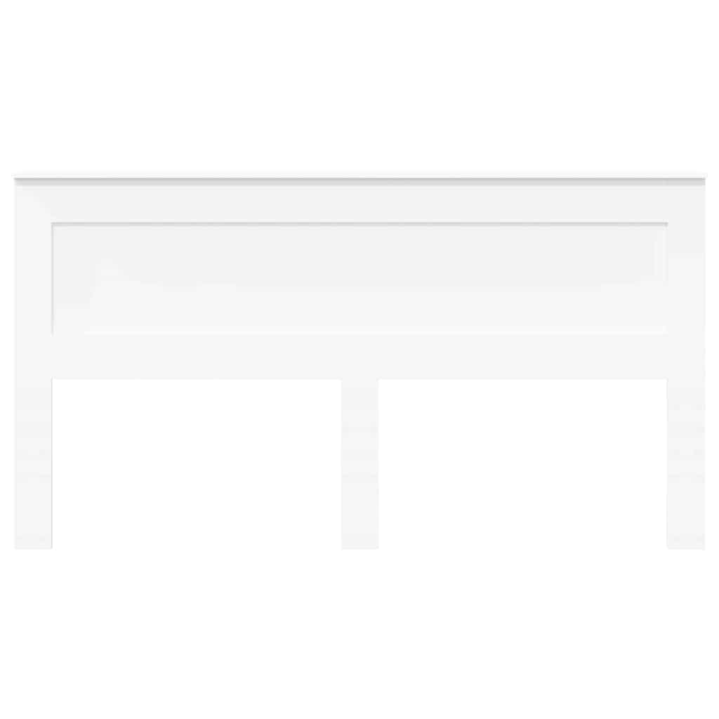 Headboard with Headboard White 180 cm Engineered Wood