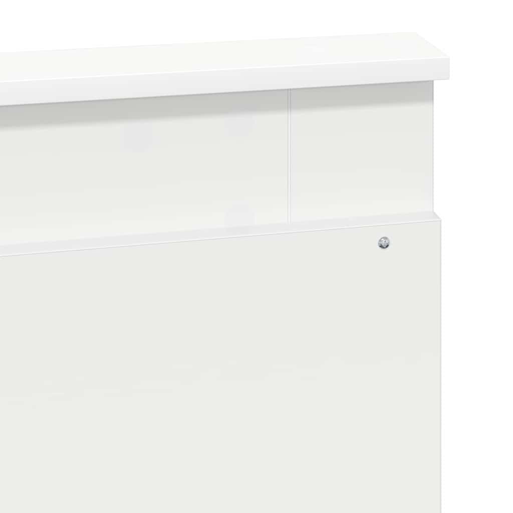 Headboard with Headboard White 150 cm Engineered Wood