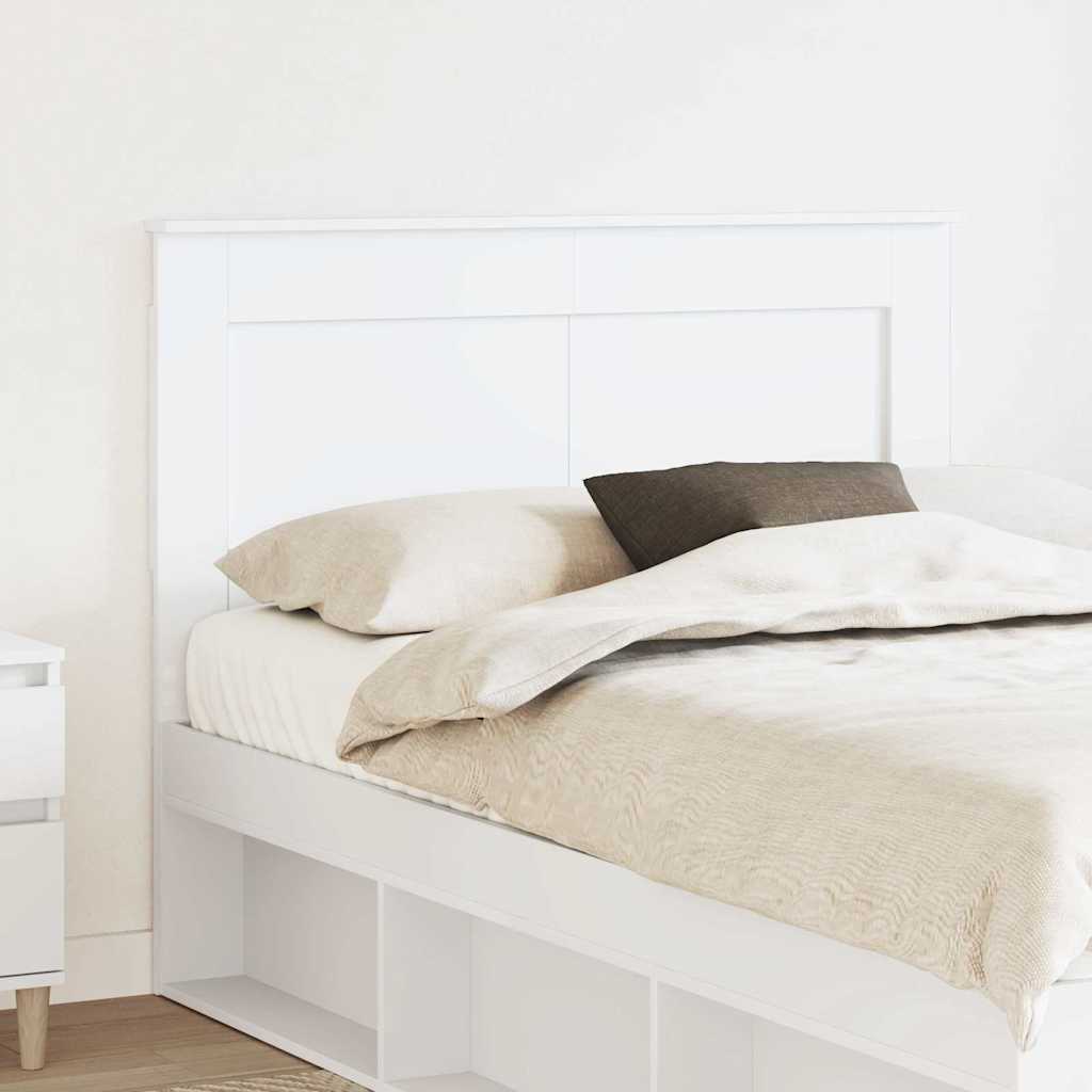 Headboard with Headboard White 135 cm Engineered Wood