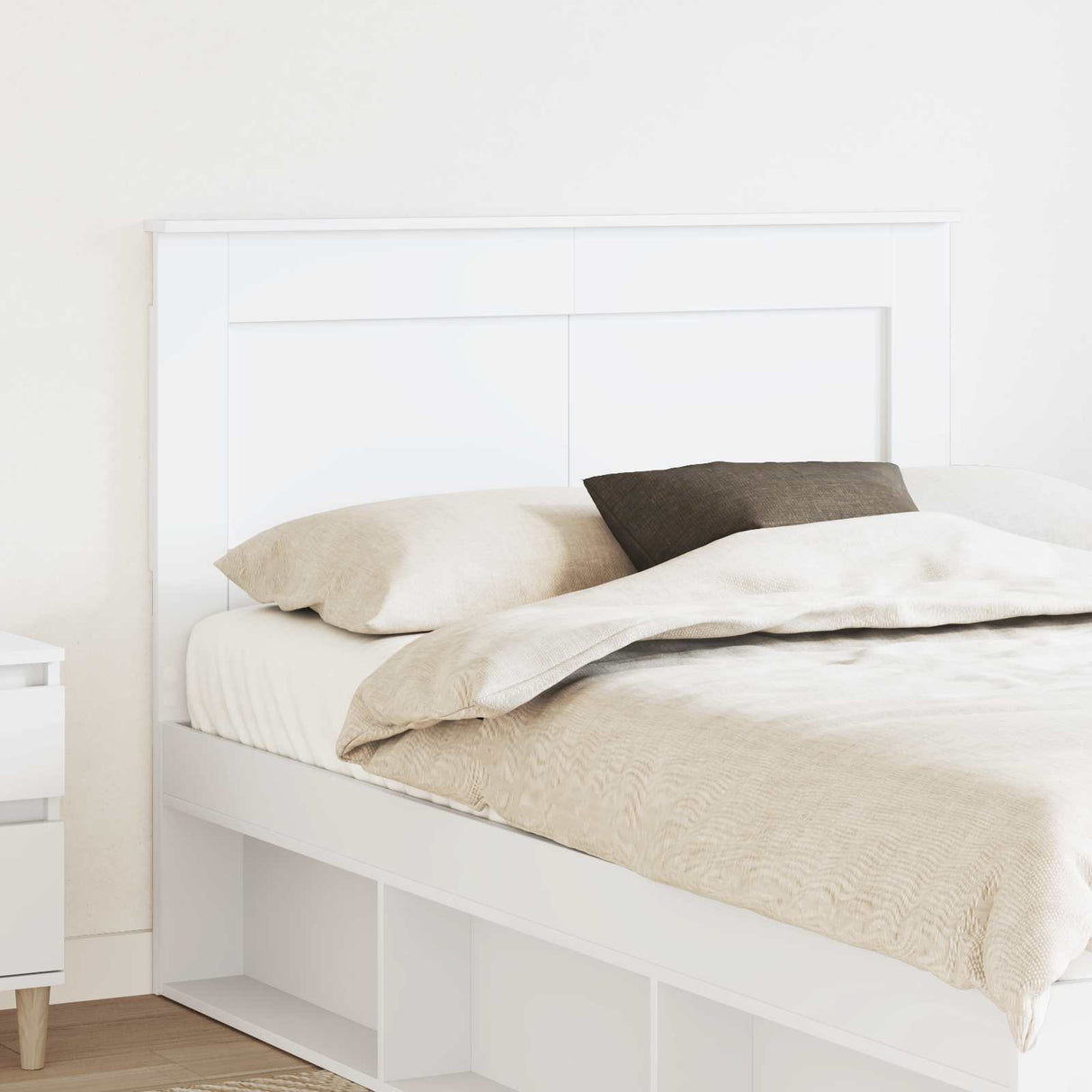 Headboard White Engineered Wood