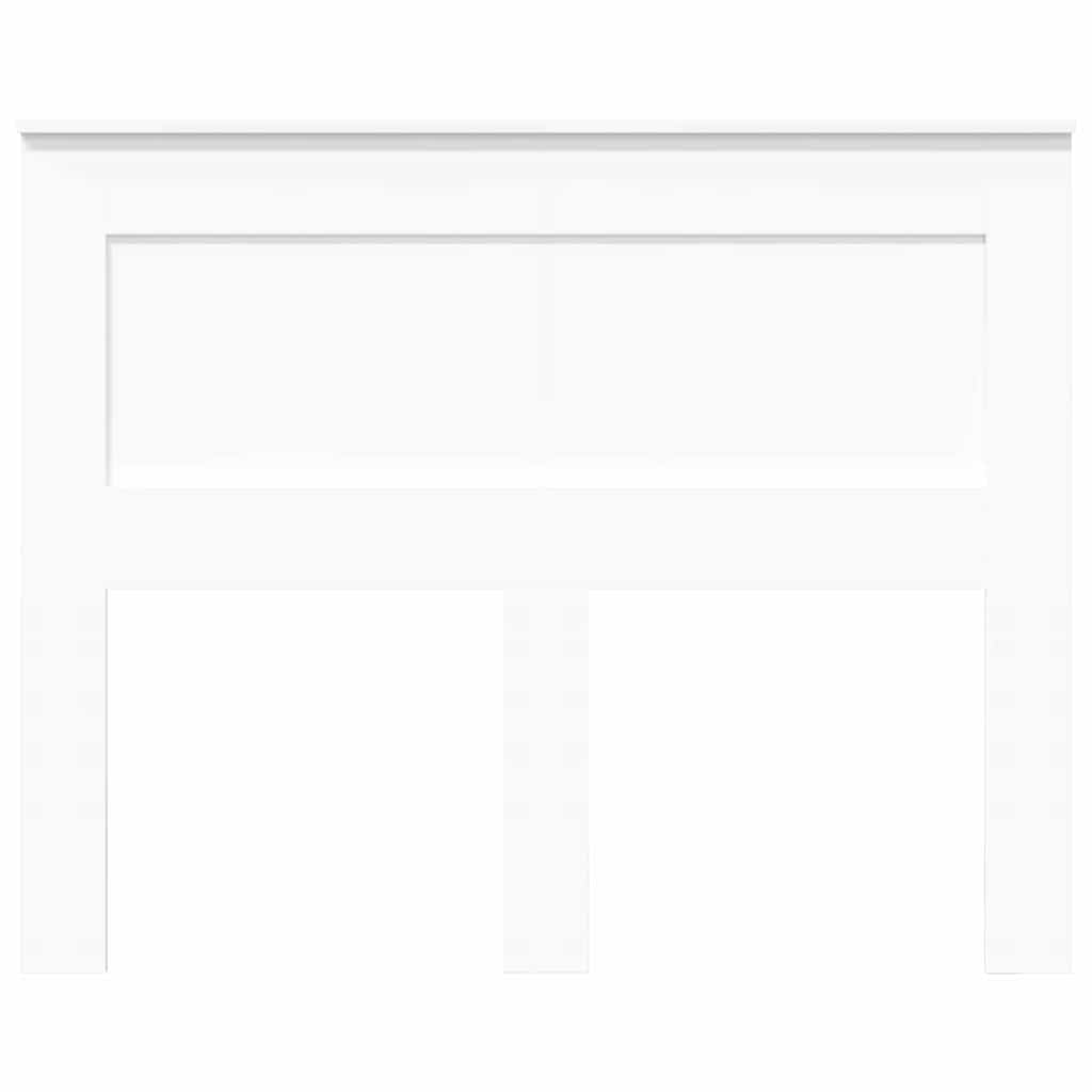 Headboard with Headboard White 135 cm Engineered Wood